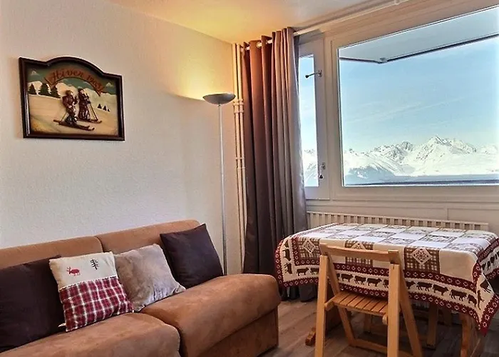 Cosy 2 Personnes Au Pied Des Pistes, Vue Montagne - Fr-1-455-49